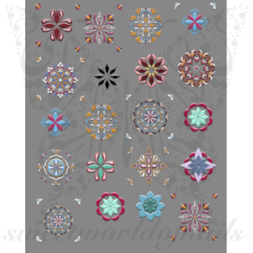 5D Beautiful Nail Art Stickers