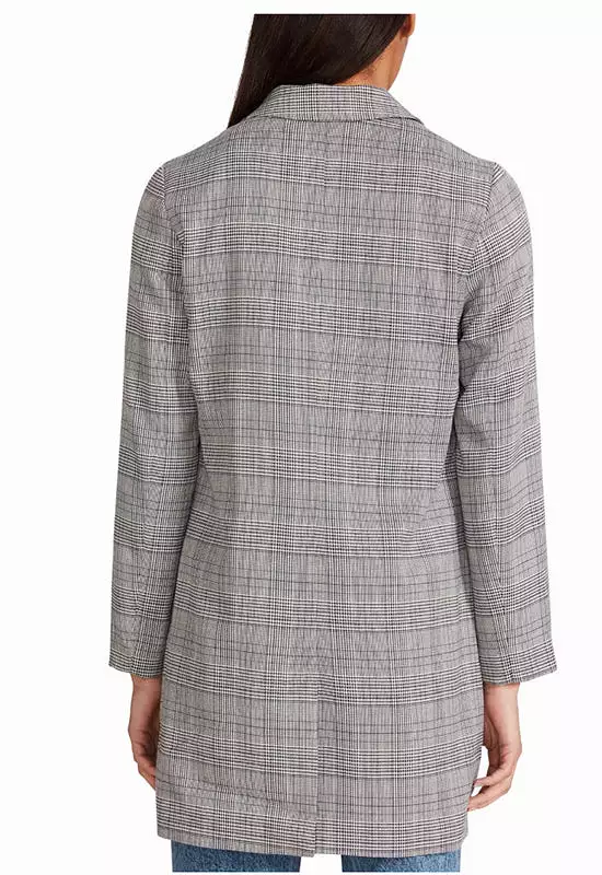 BB Dakota - Get Plaid Blazer Beige