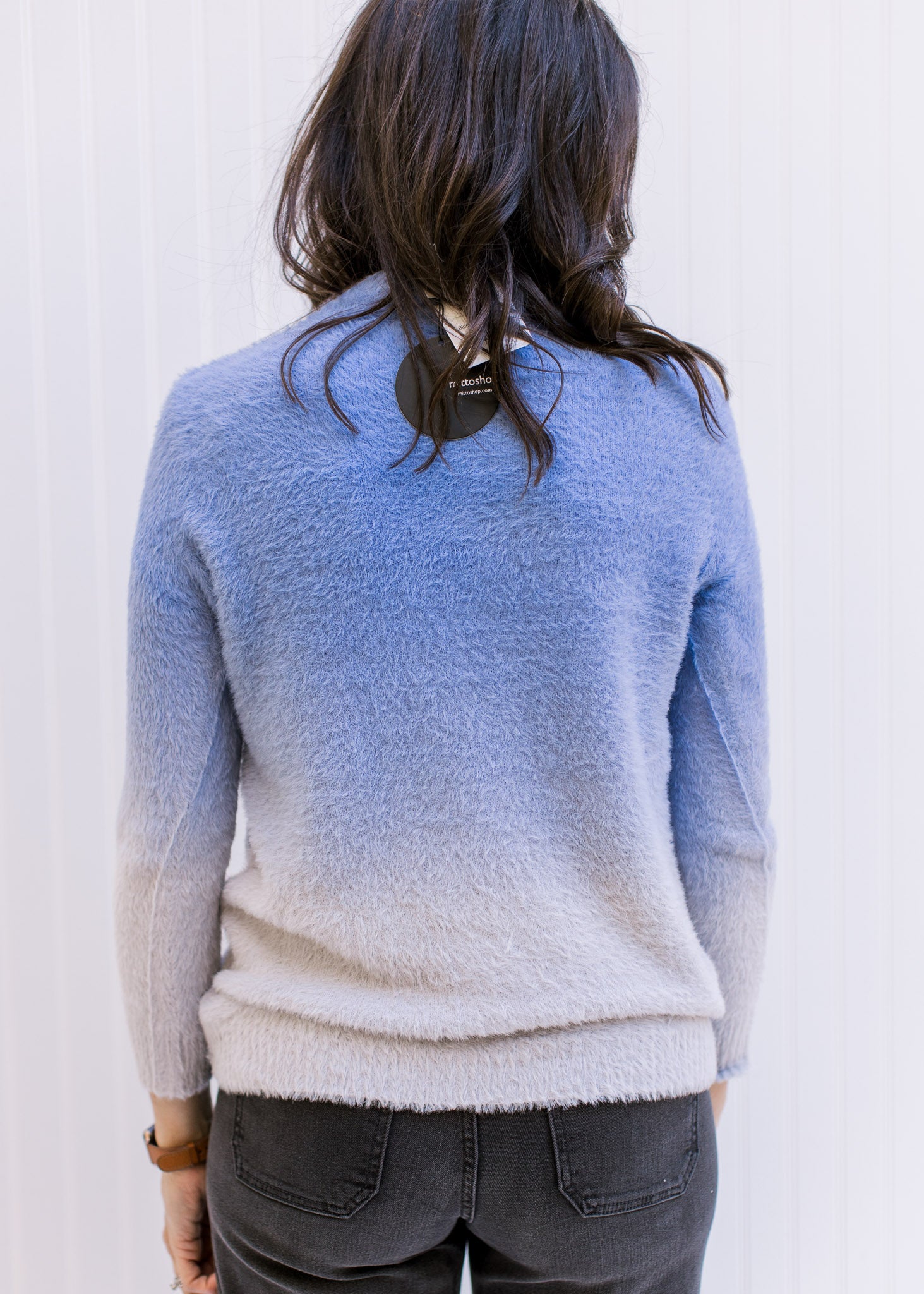 Blue Dip Dye Sweater