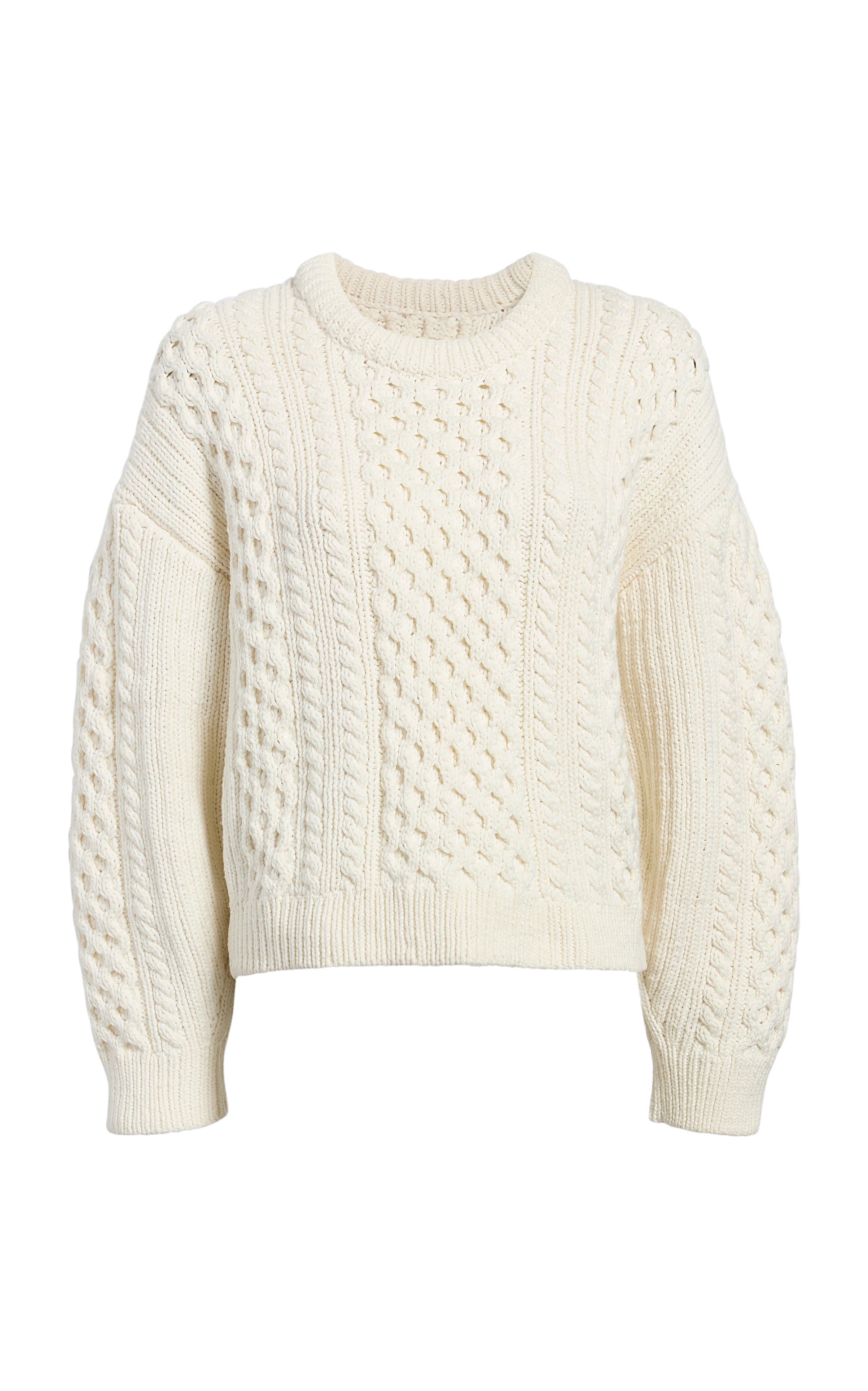 Cable Knit Cocoon Sweater