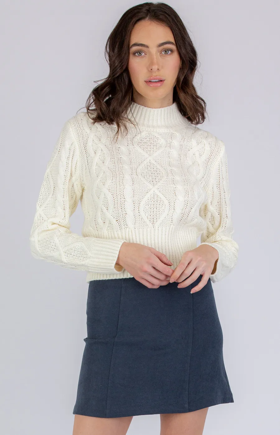 Cable Knit Sweater (SKN373)