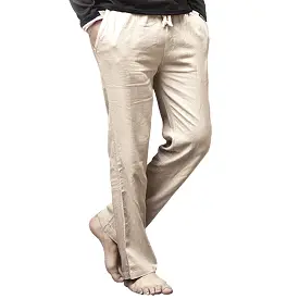 Casual Loose Linen Trousers For Men