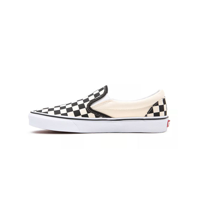 CHECKERBOARD CLASSIC SLIP-ON SNEAKER Unisex Black White Checkerboard White