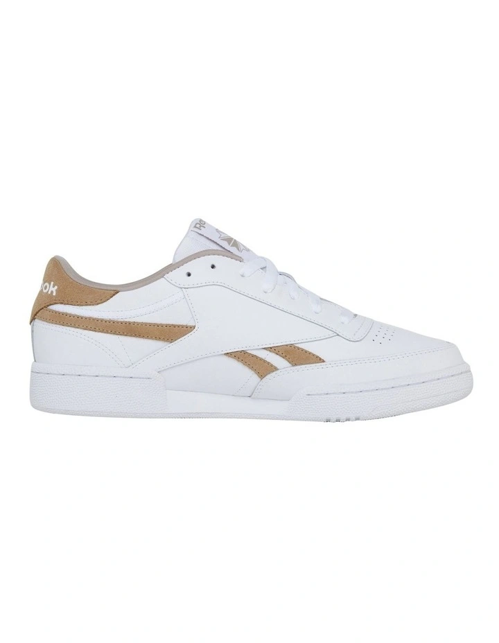 Club C Revenge Sneaker in White/Beige