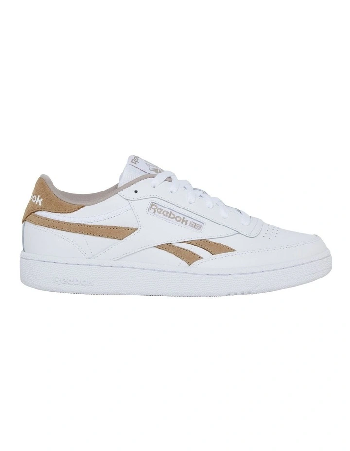 Club C Revenge Sneaker in White/Beige