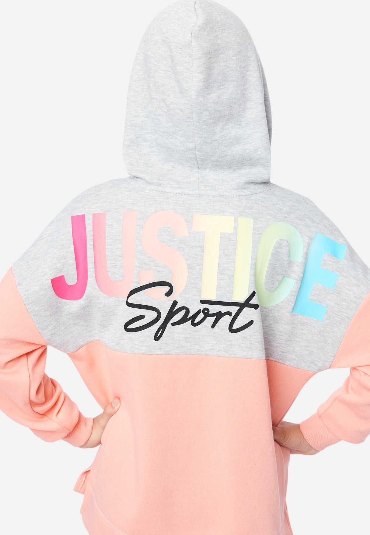 Color Block Justice Hoodie