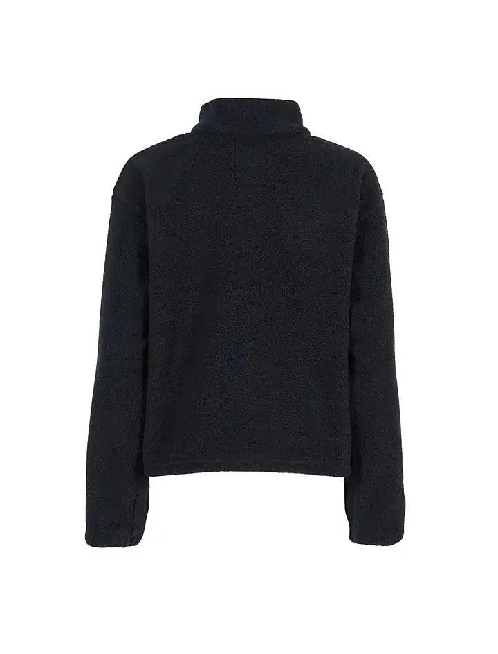 Columbia Helvetia Cropped Half Snap Fleece Black