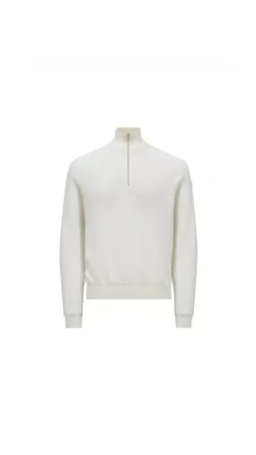 Cotton & Cashmere Sweater - White