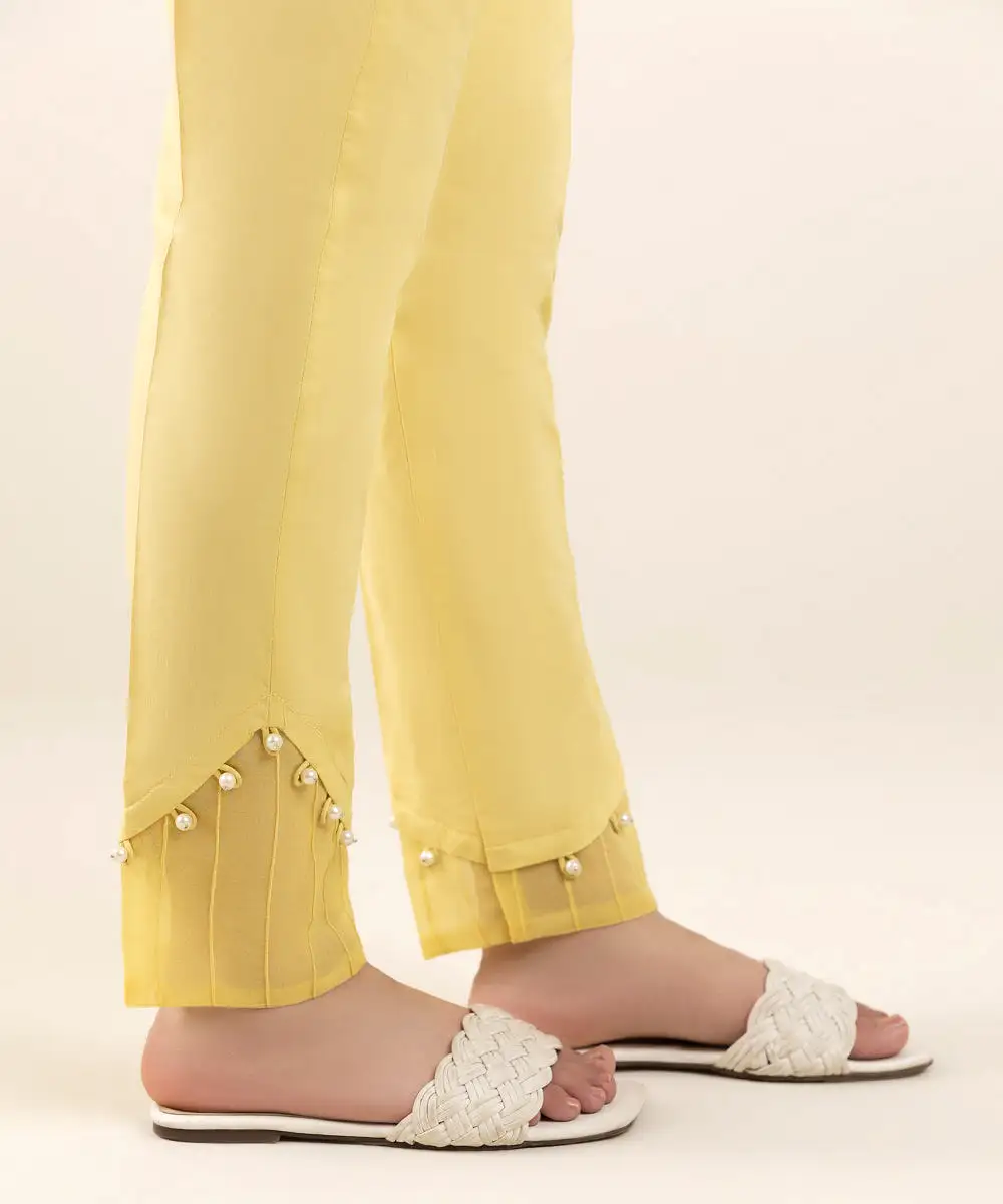 Cotton Cigarette Pants