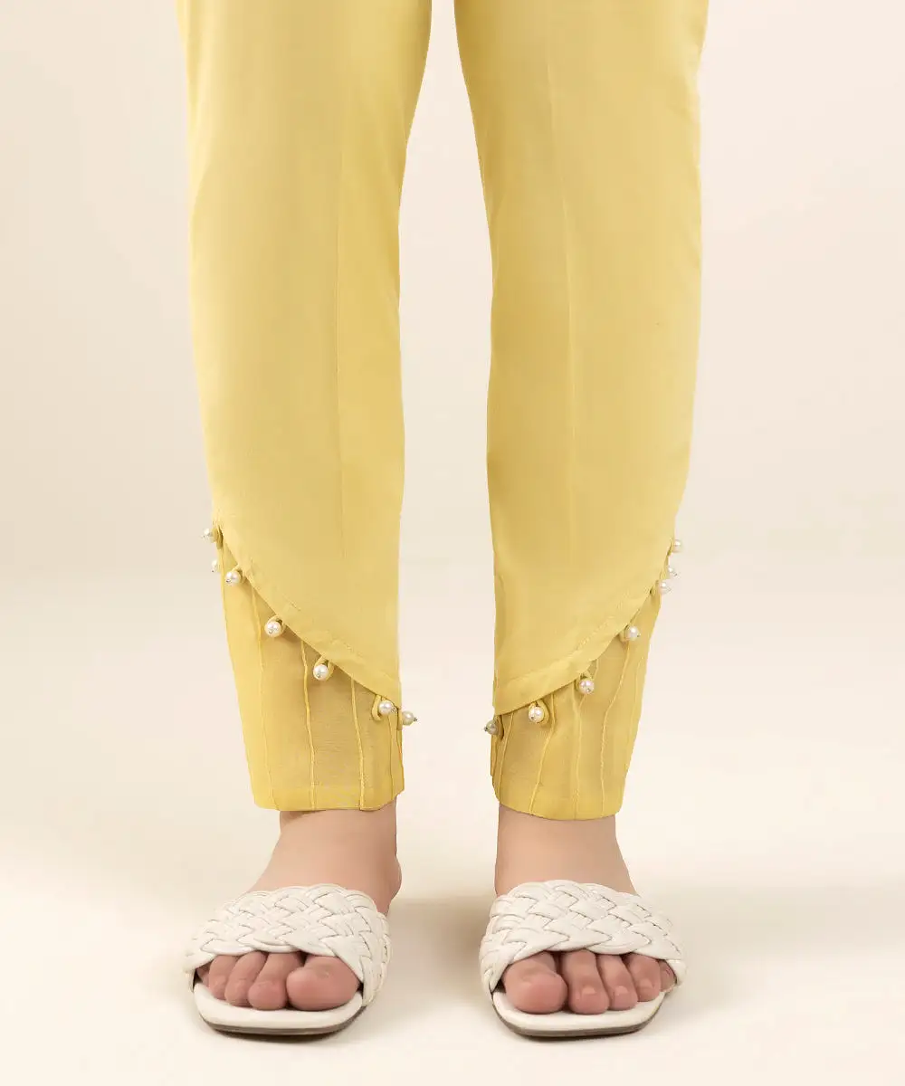 Cotton Cigarette Pants