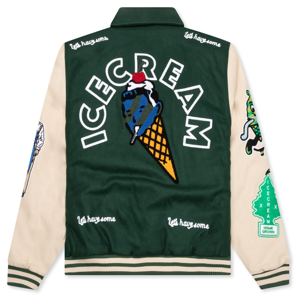 Dollar Sign Jacket - Dark Green