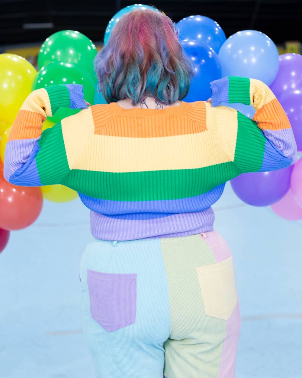 Dream Big Rainbow Sweater