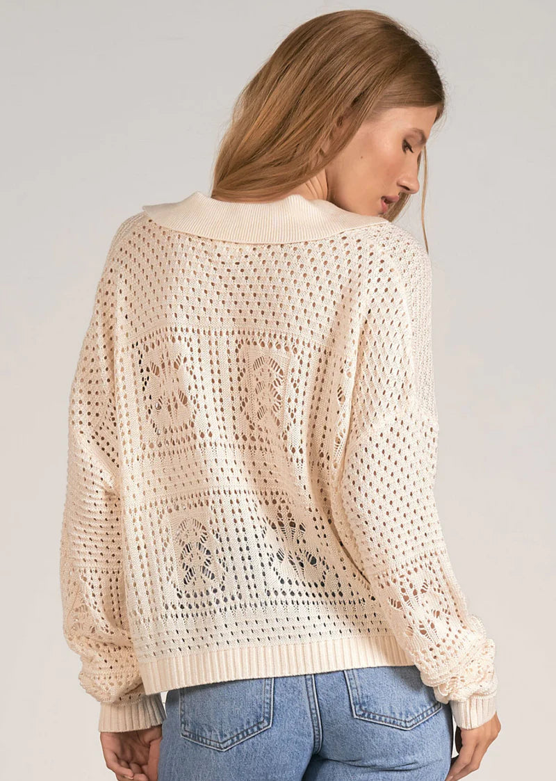 Elan Open Knit Sweater