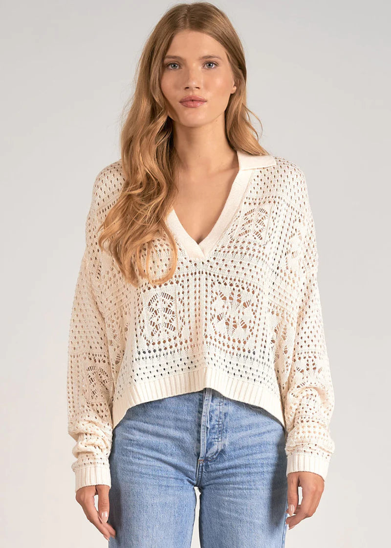 Elan Open Knit Sweater