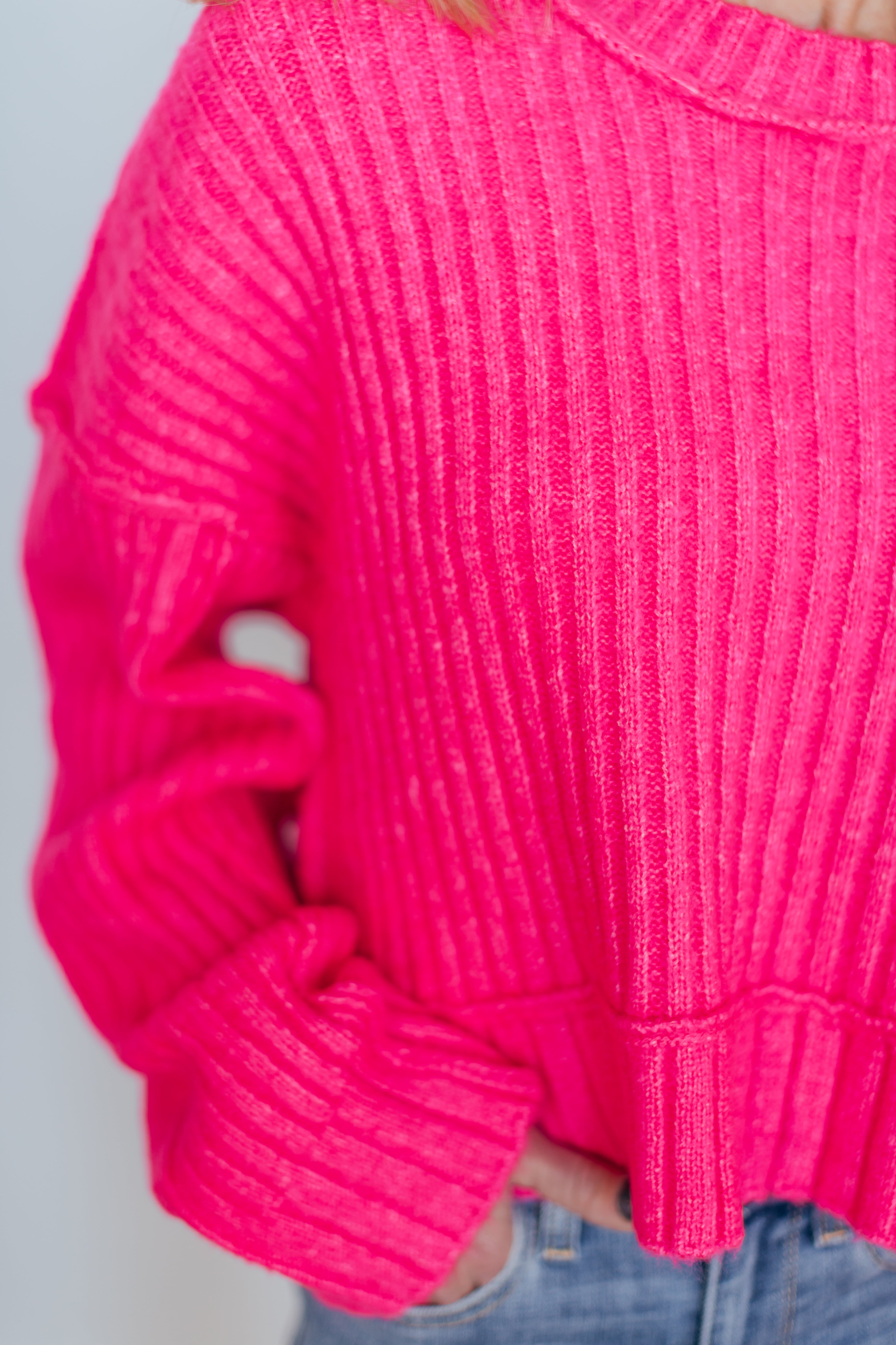 Erika Ribbed Oversized Sweater