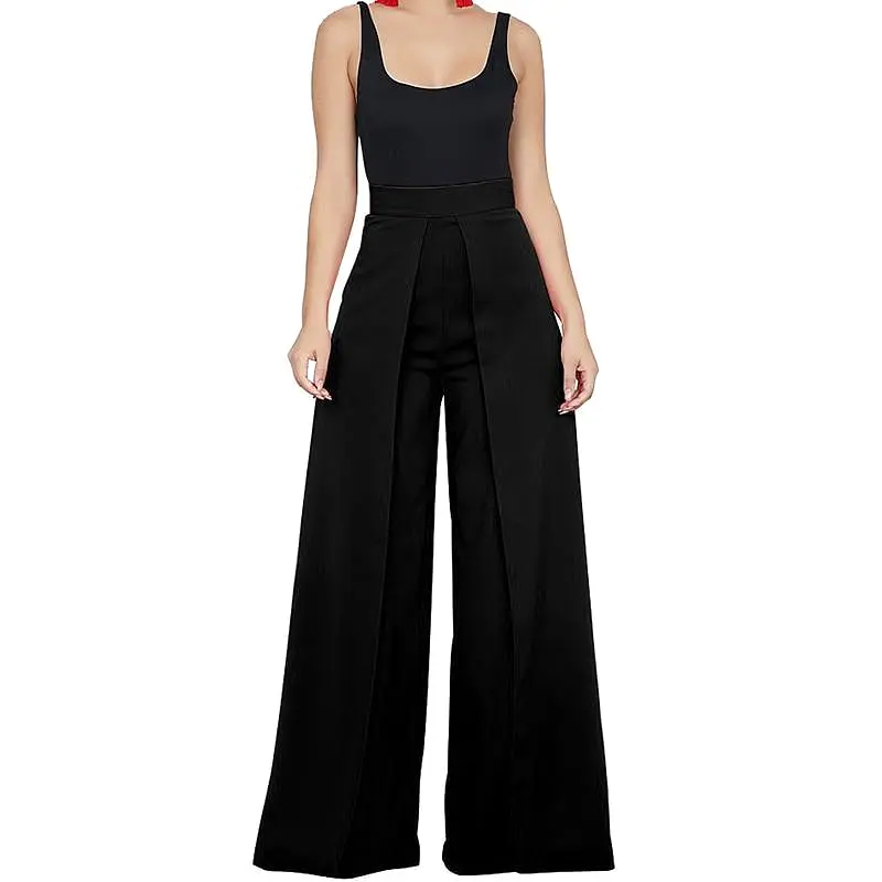 Flayered Wide Leg Pants For Women