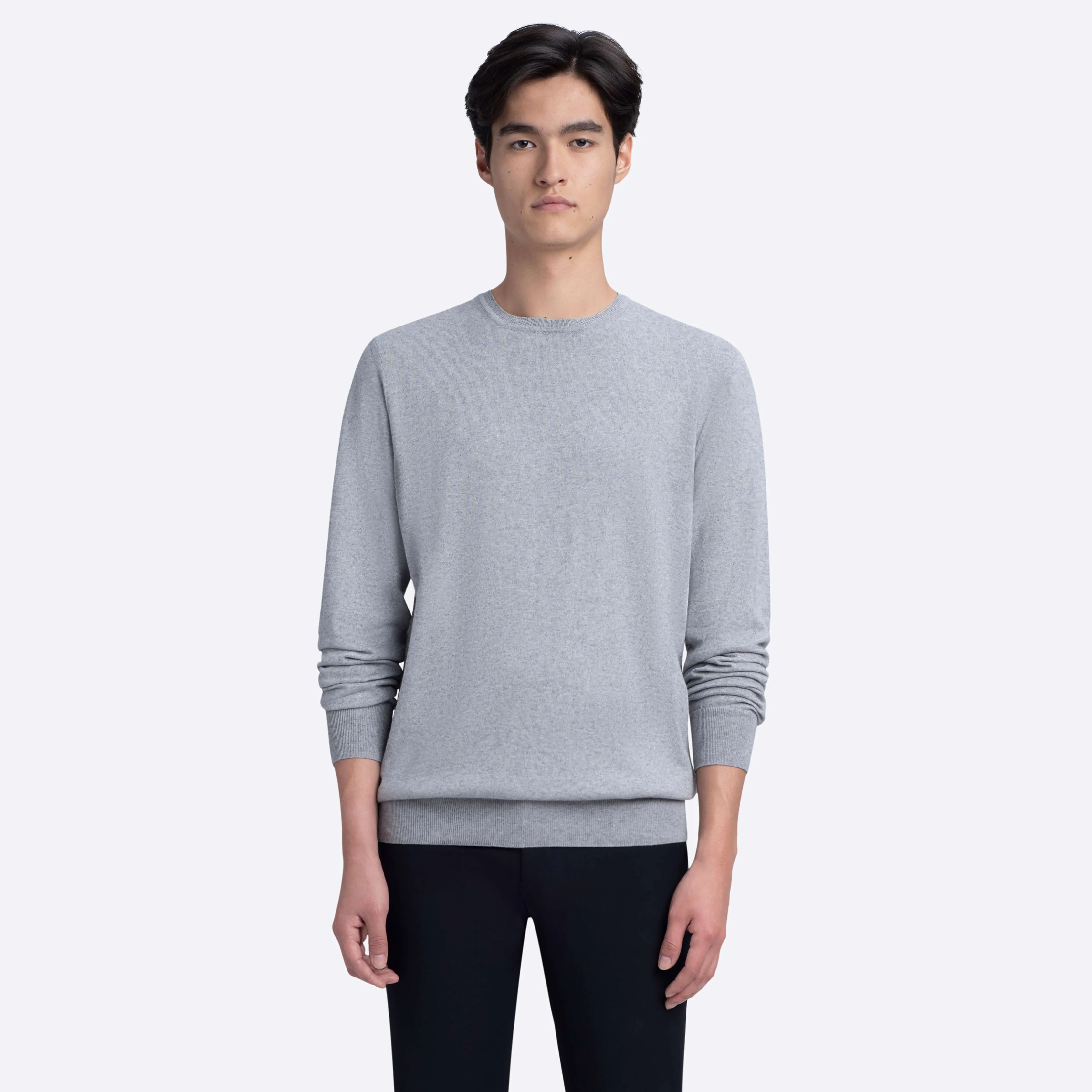 Heather Crew Neck Sweater