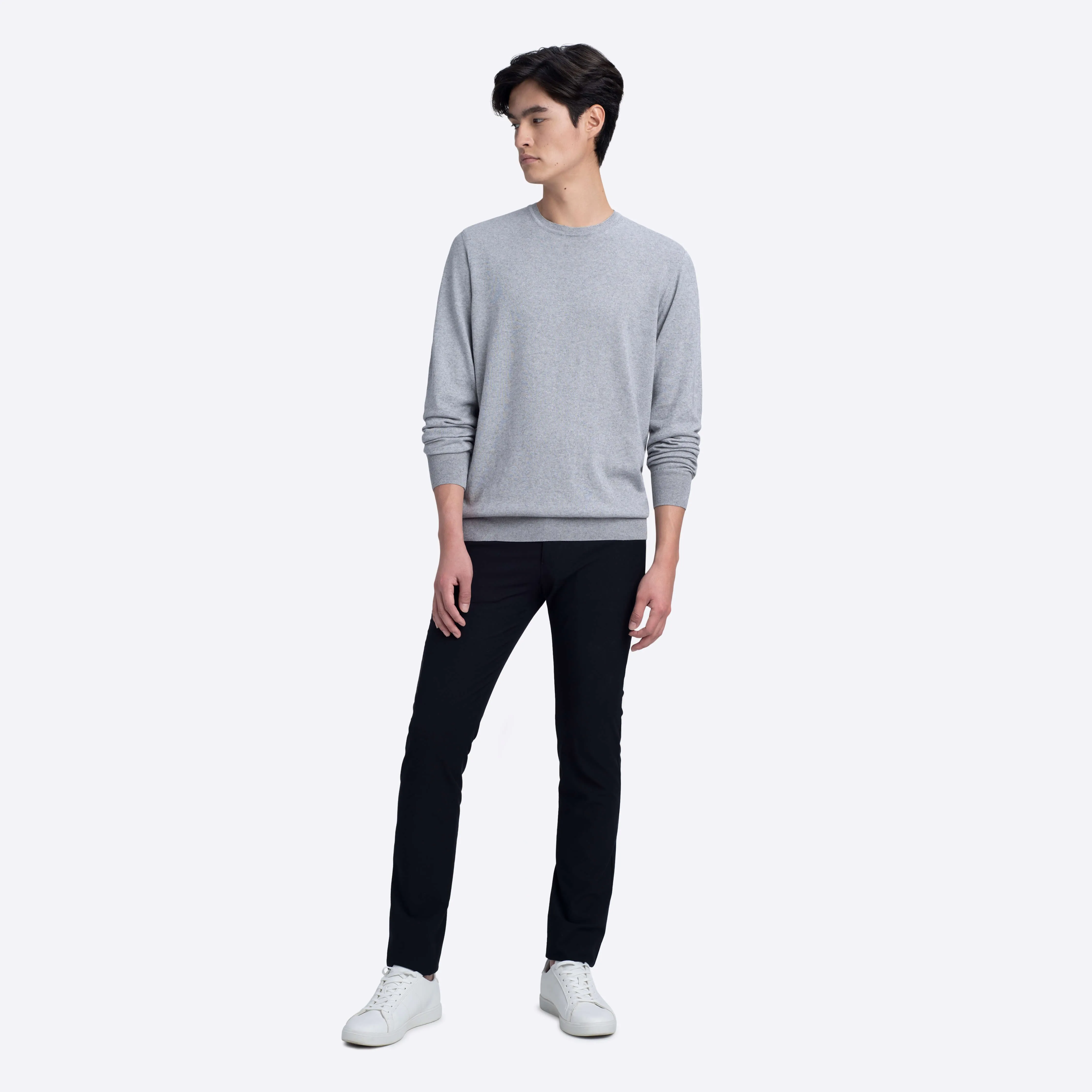 Heather Crew Neck Sweater