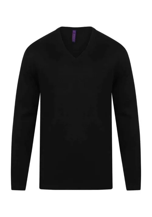 Henbury Acrylic V Neck Sweater