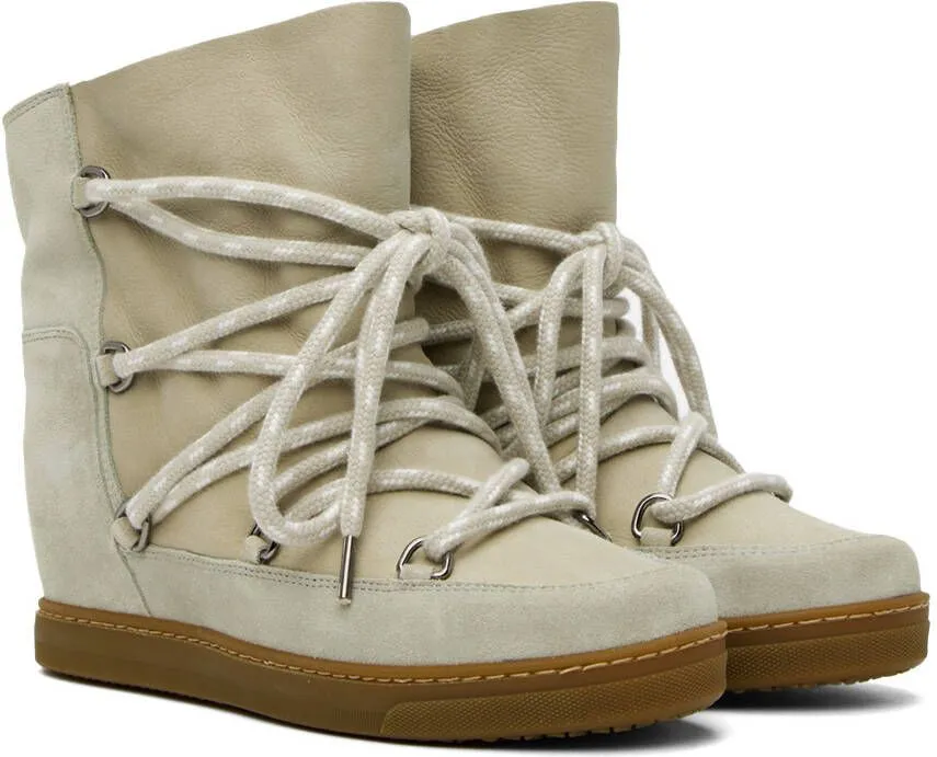 Isabel Marant Beige Nowles Boots