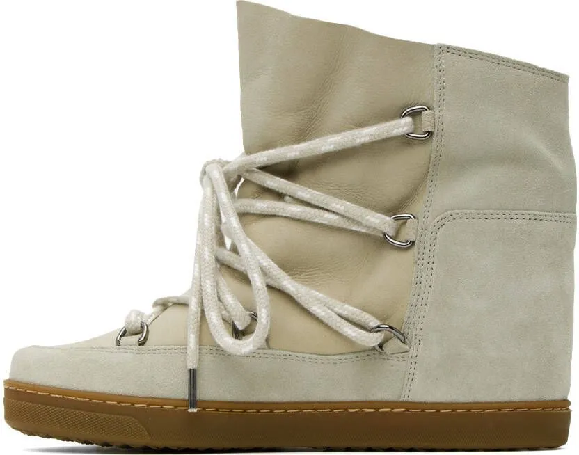 Isabel Marant Beige Nowles Boots