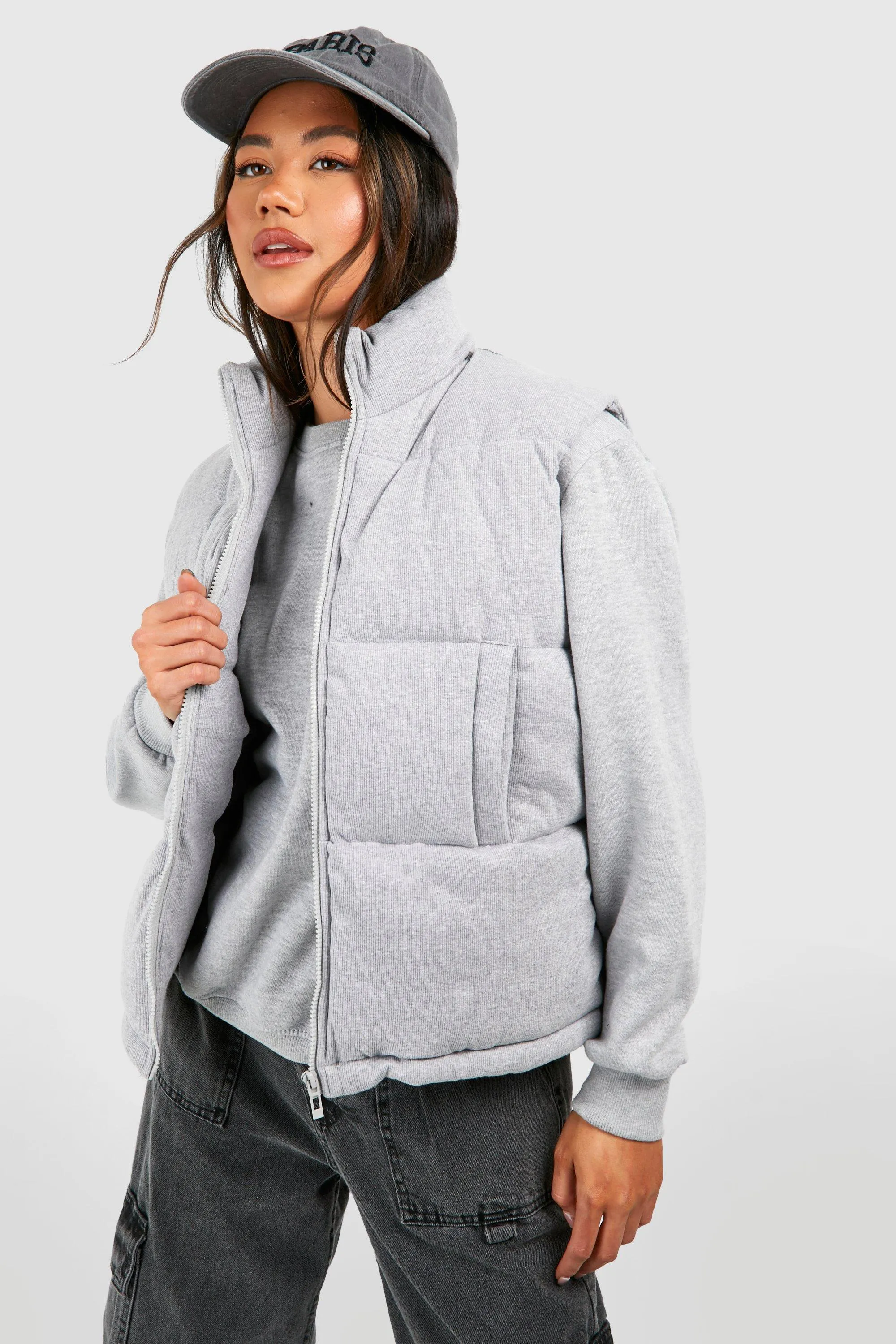 Jackets & Coats | Cord Oversized Gilet | boohoo