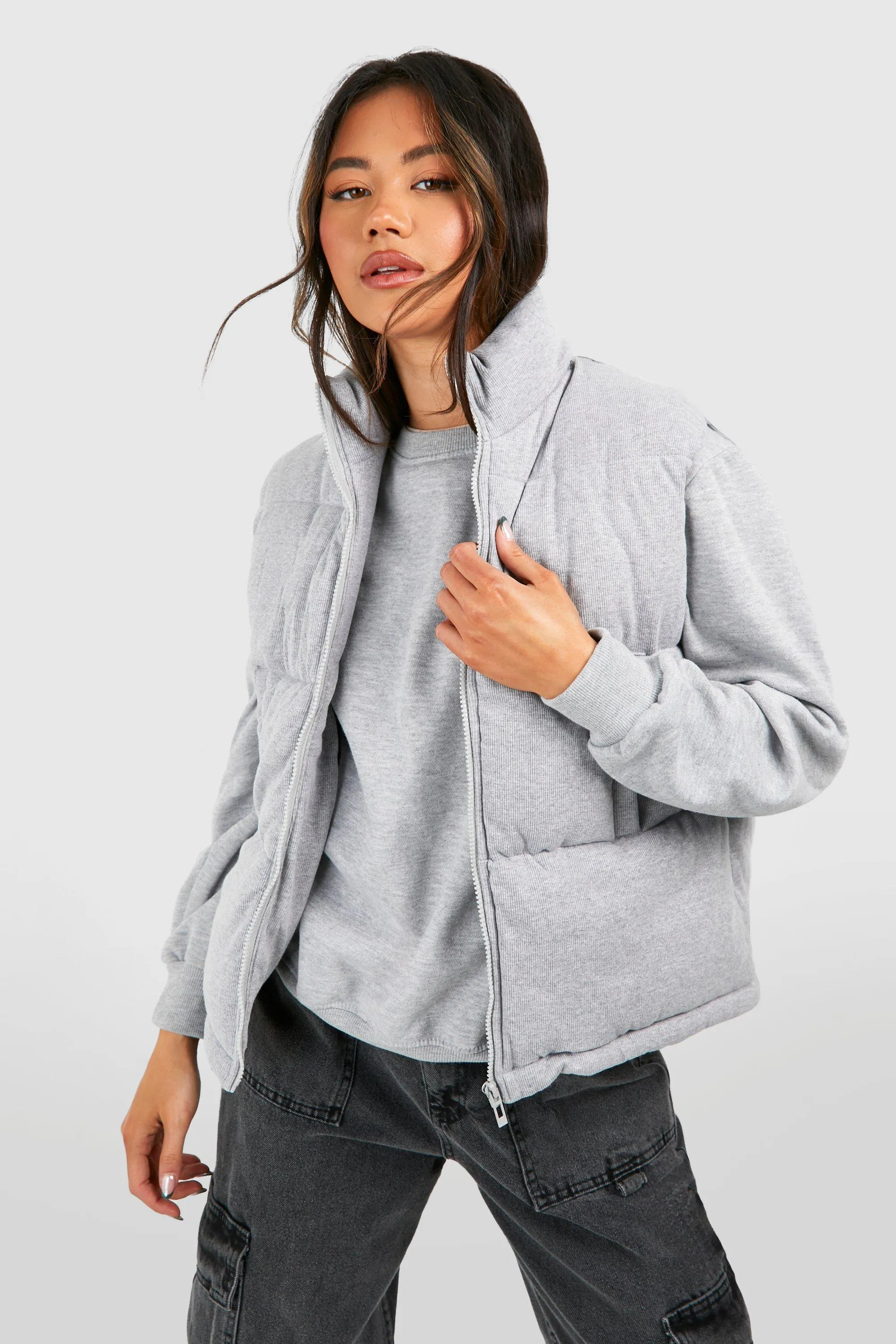 Jackets & Coats | Cord Oversized Gilet | boohoo