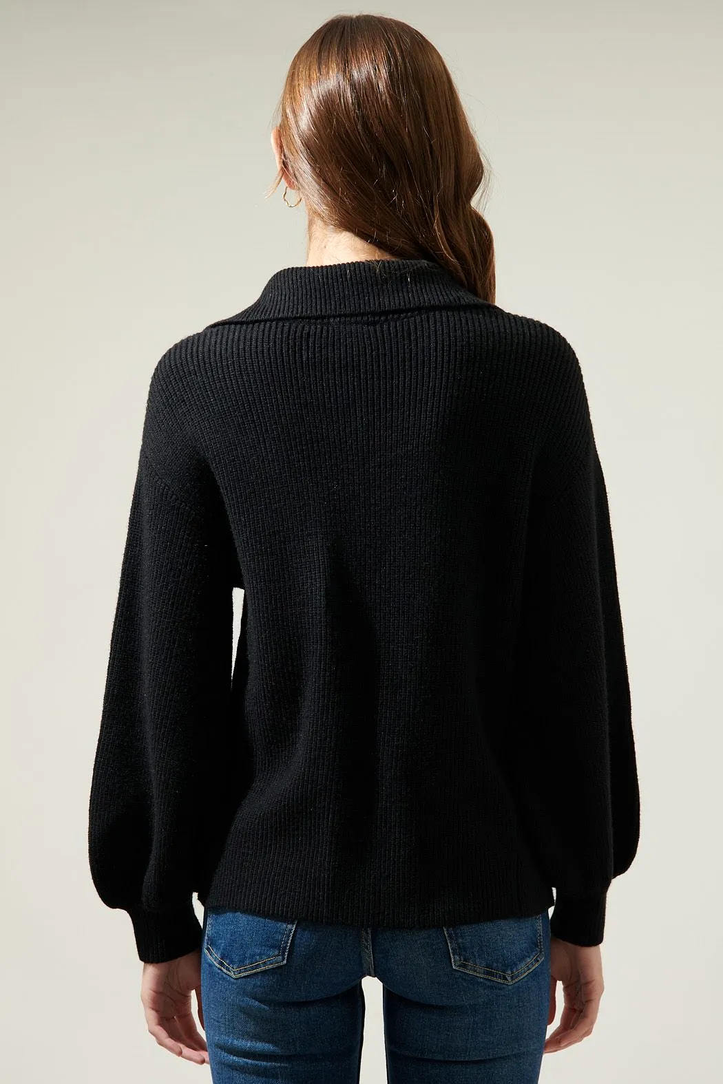 Kari Zipper Neck Sweater