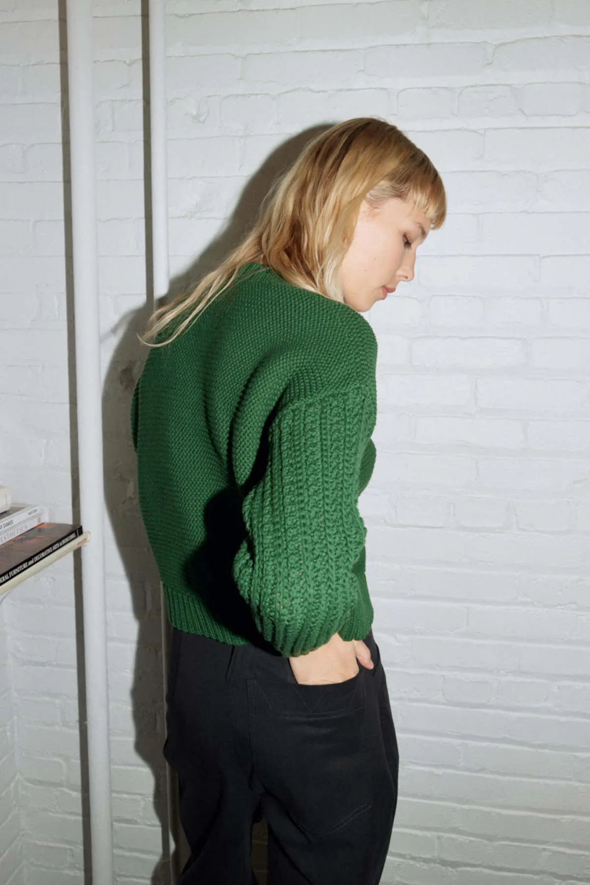 Knitting INAS sweater - Vert