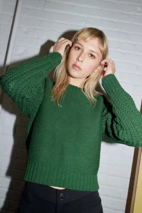 Knitting INAS sweater - Vert