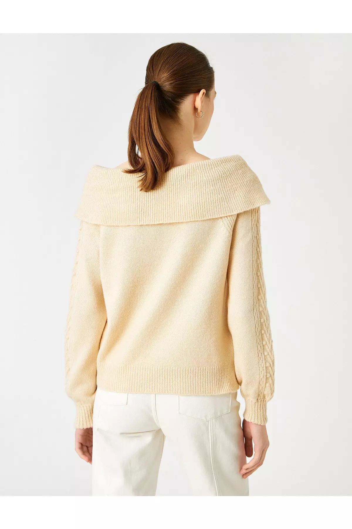 KOTON Boat Neck Sweater