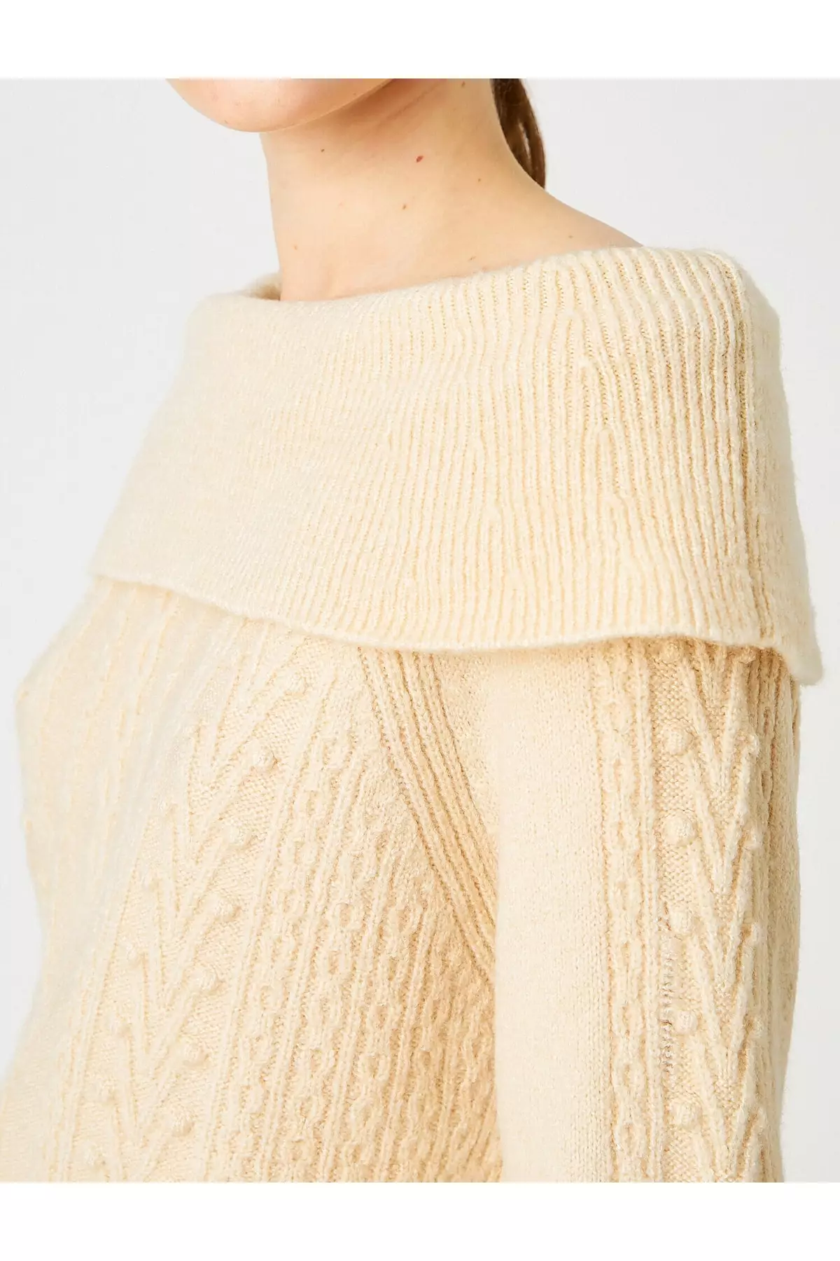 KOTON Boat Neck Sweater