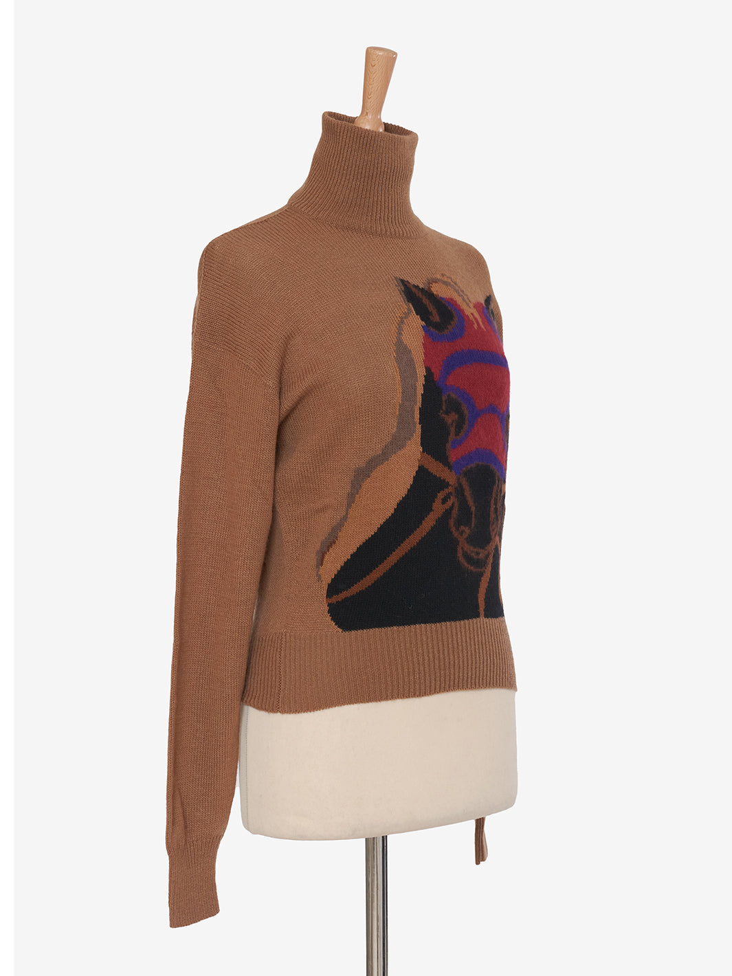 Krizia Horse Embroidery Sweater