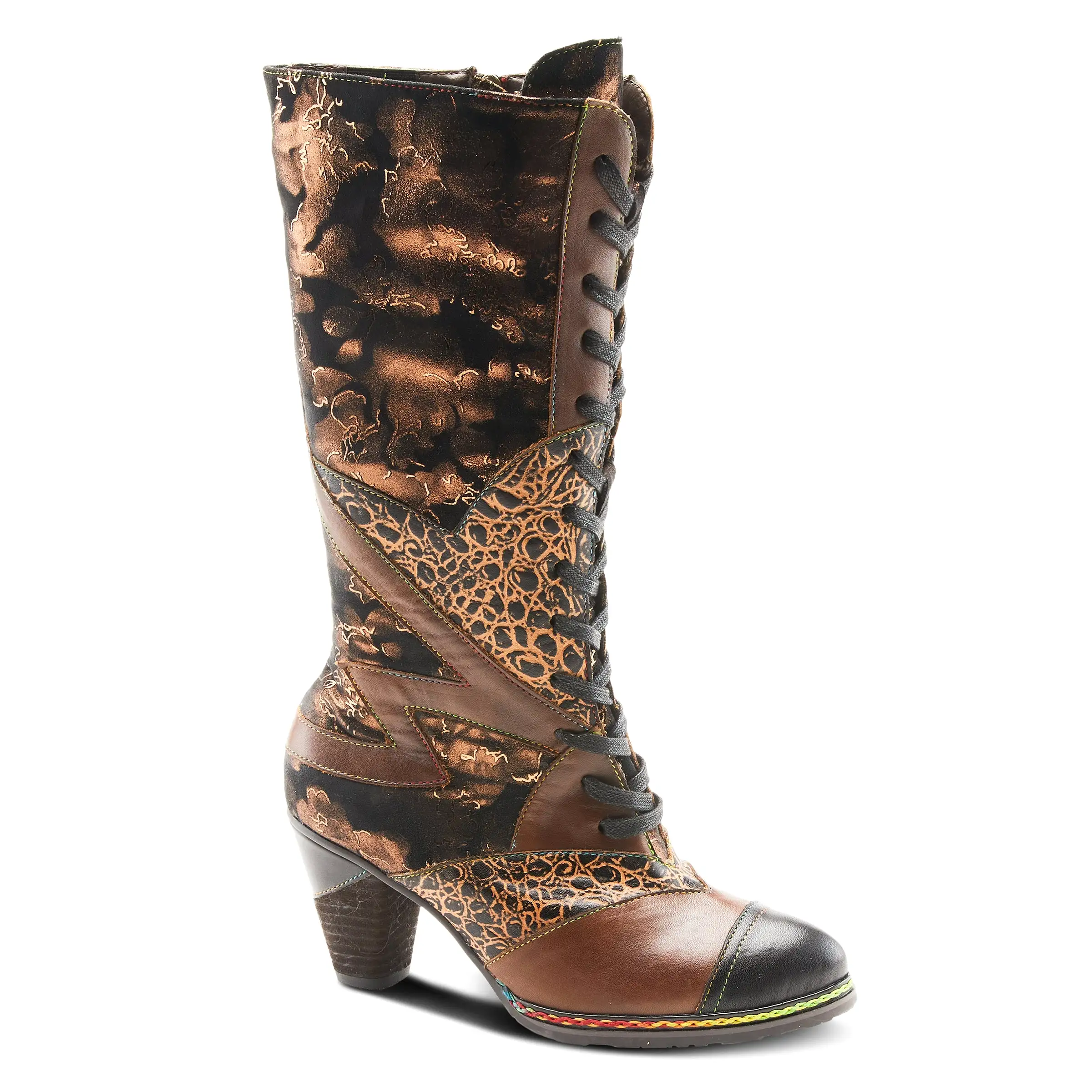 L`ARTISTE MALAGIE-CROCO BOOTS