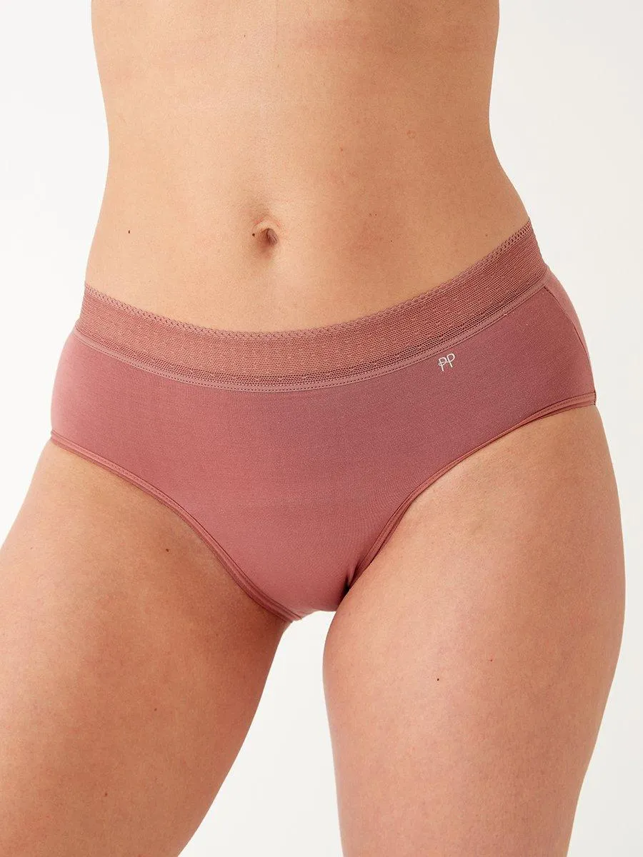 Lingerie | Period Pants Midi Brief - Rose | Pretty Polly