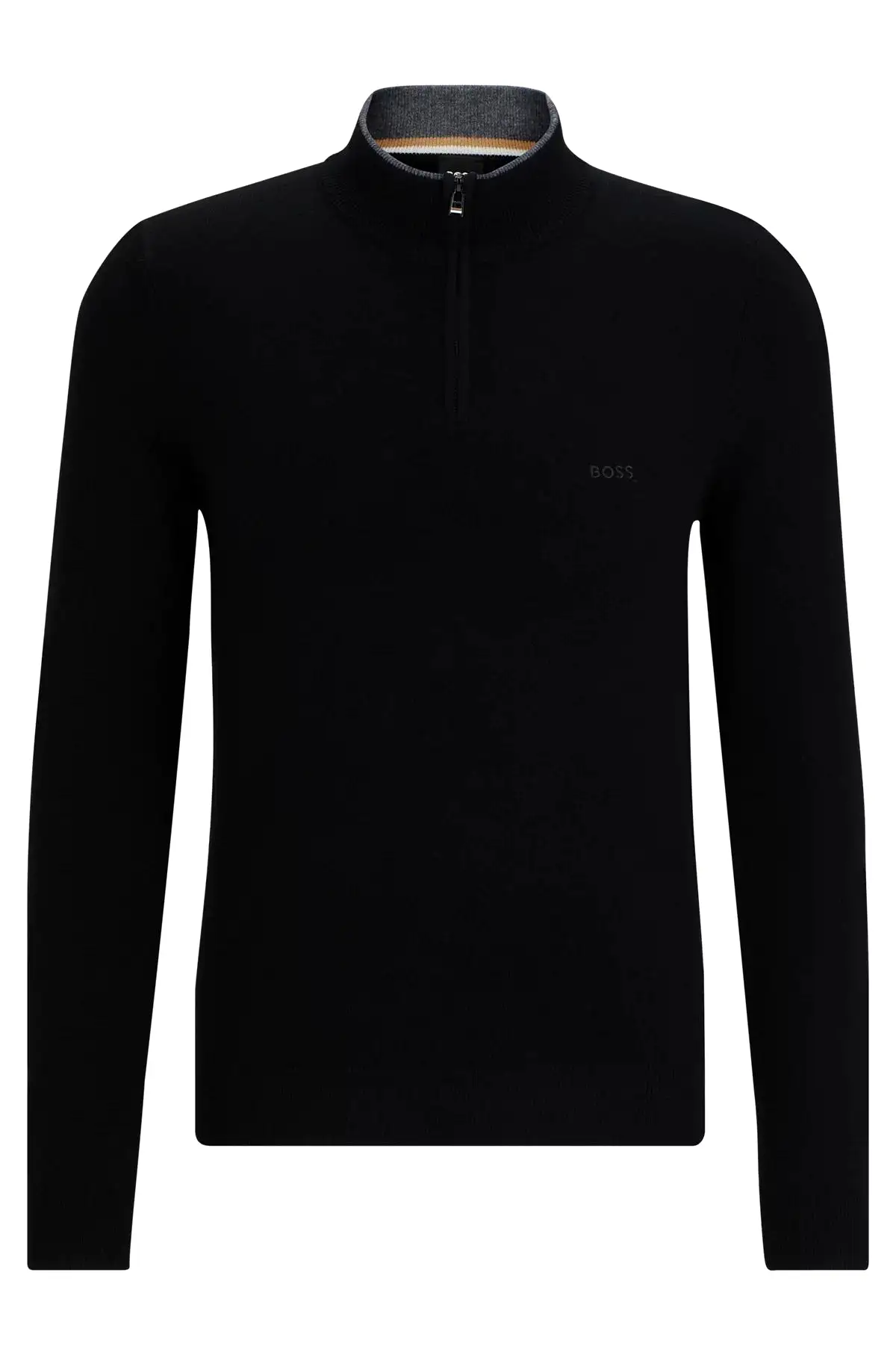 Marlo Zip-Neck Sweater in Virgin Wool 50500782