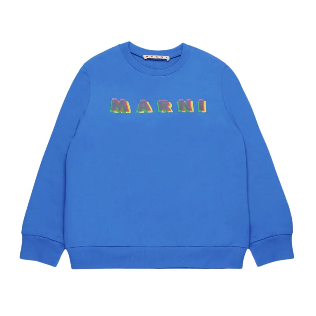 Marni Sweater Logo Blue