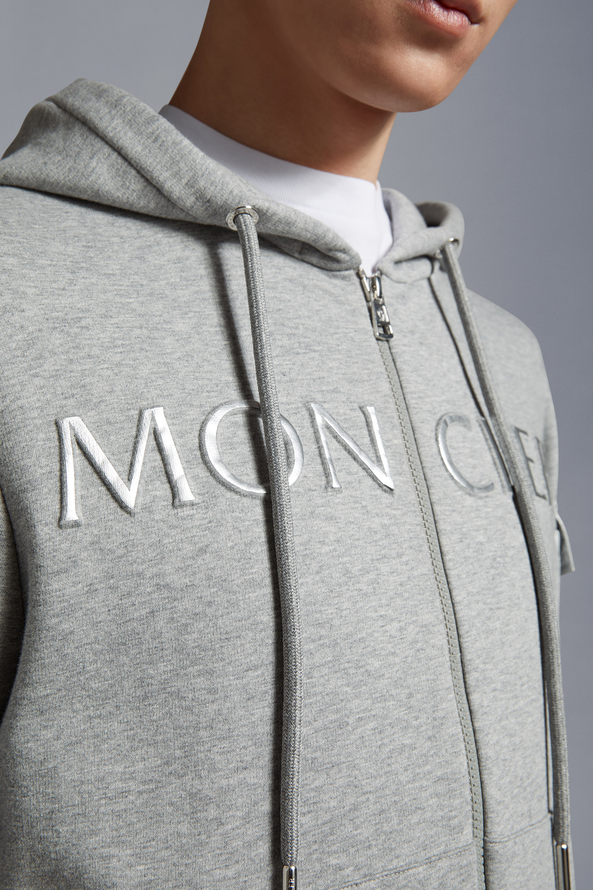 MONCLER  |Embossed Logo Hoodie