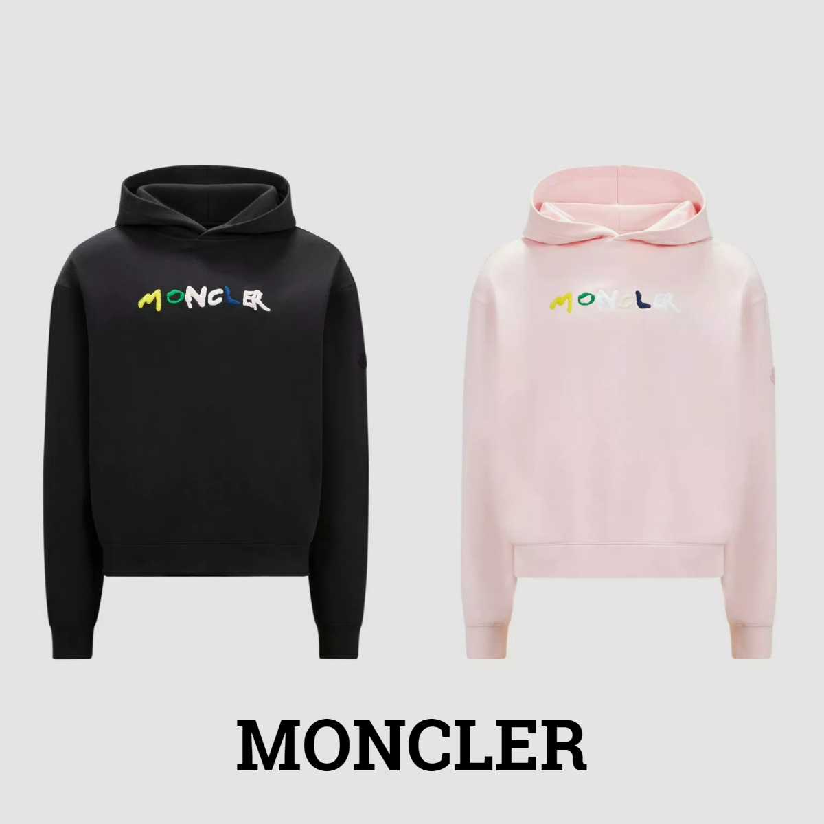 MONCLER  |Embroidered Logo Hoodie