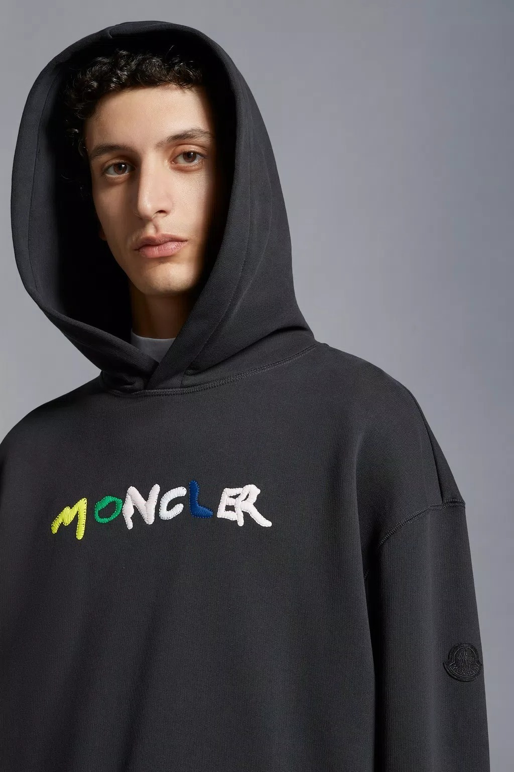 MONCLER  |Embroidered Logo Hoodie