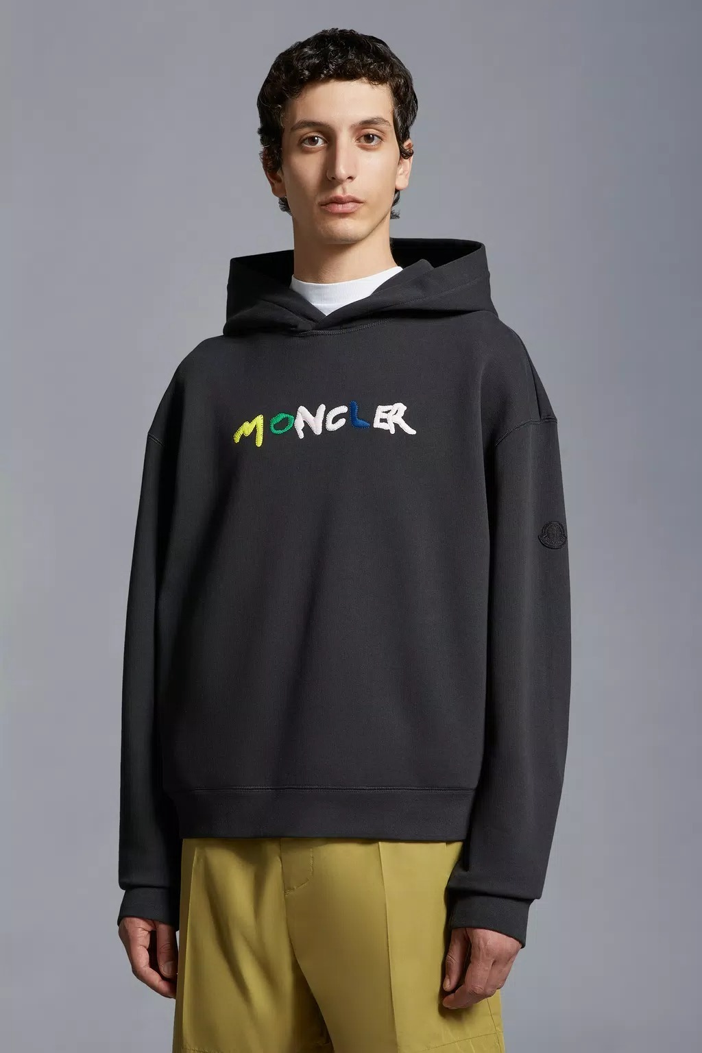 MONCLER  |Embroidered Logo Hoodie