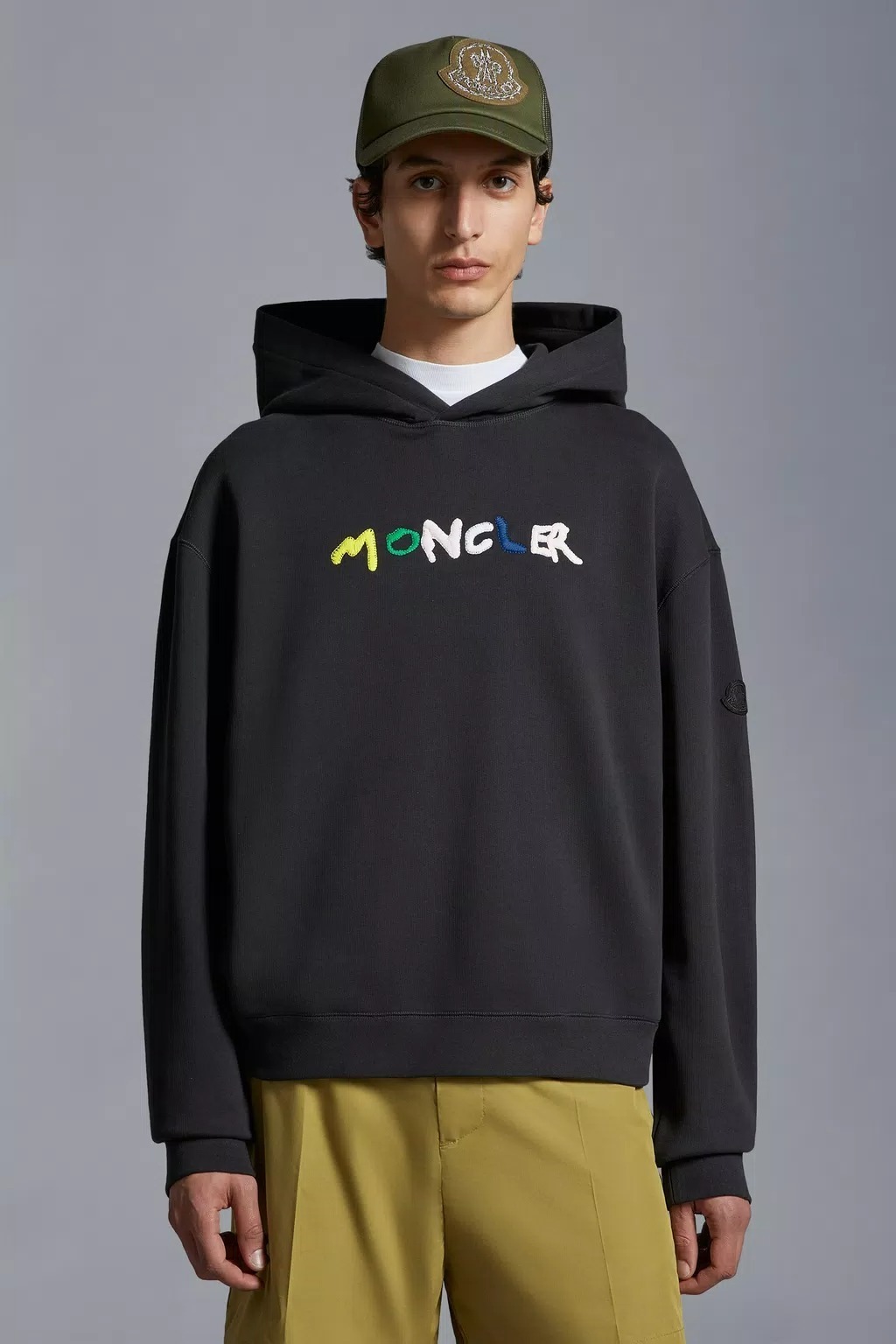 MONCLER  |Embroidered Logo Hoodie