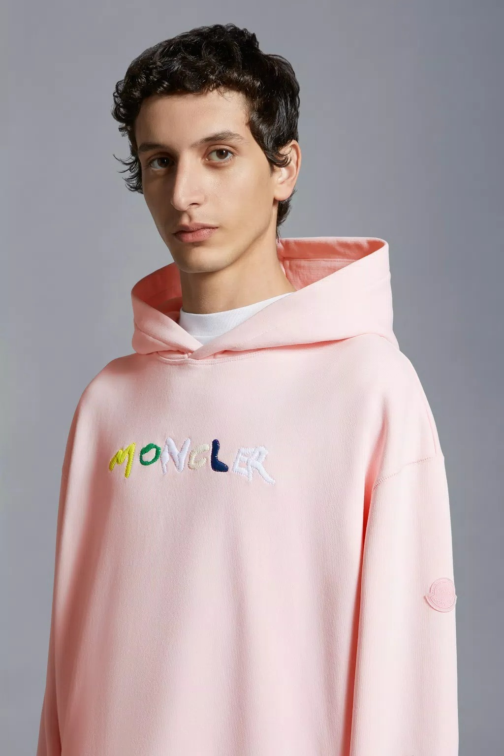 MONCLER  |Embroidered Logo Hoodie