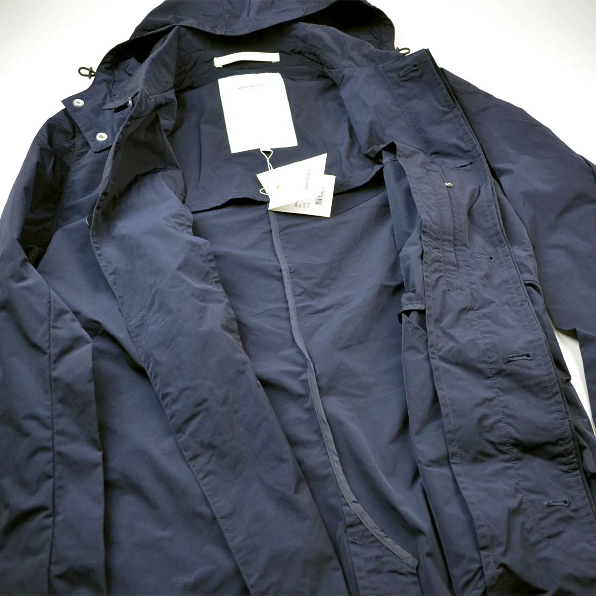 Norse Projects - Thor Mini Light Rain Coat - Dark Navy