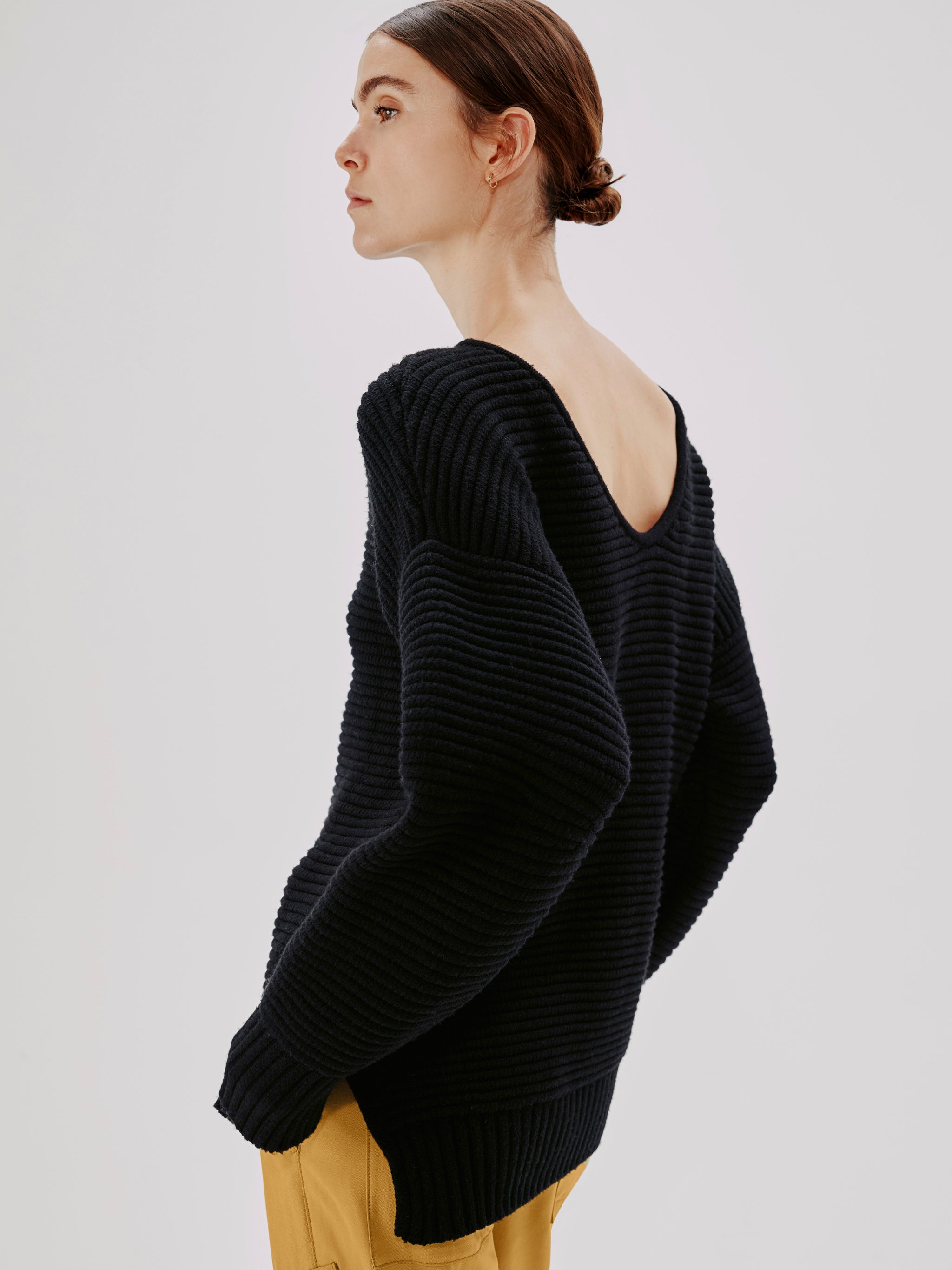 Ottoman Reversible Chunky Sweater