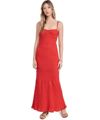 Peixoto Mara Maxi Dress Espanola Red XL