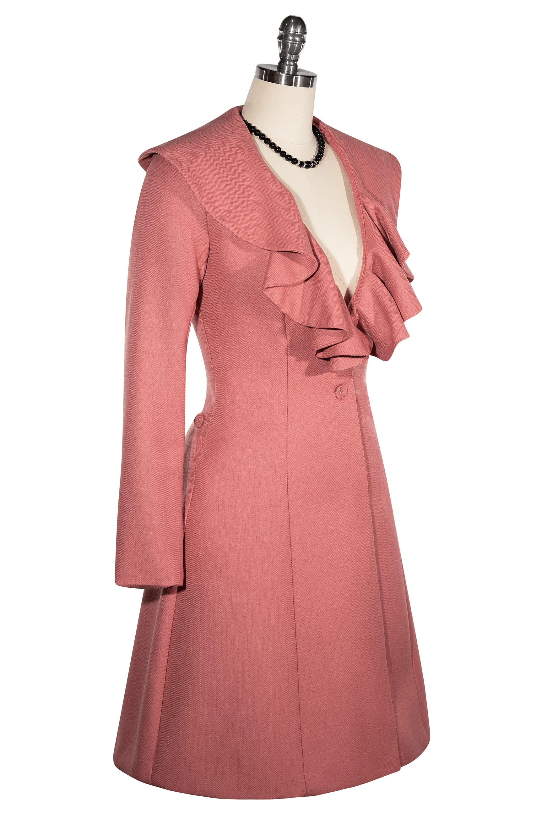 Poodles In Paris Coat (Dusty Pink)