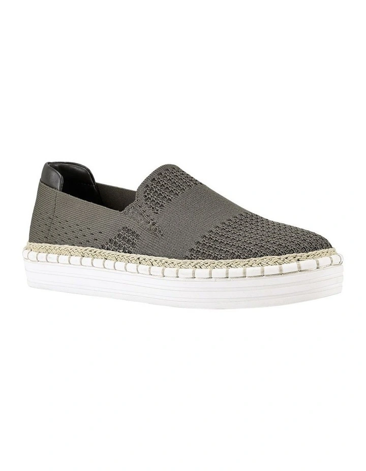 Queen Slip on Sneaker in Khaki