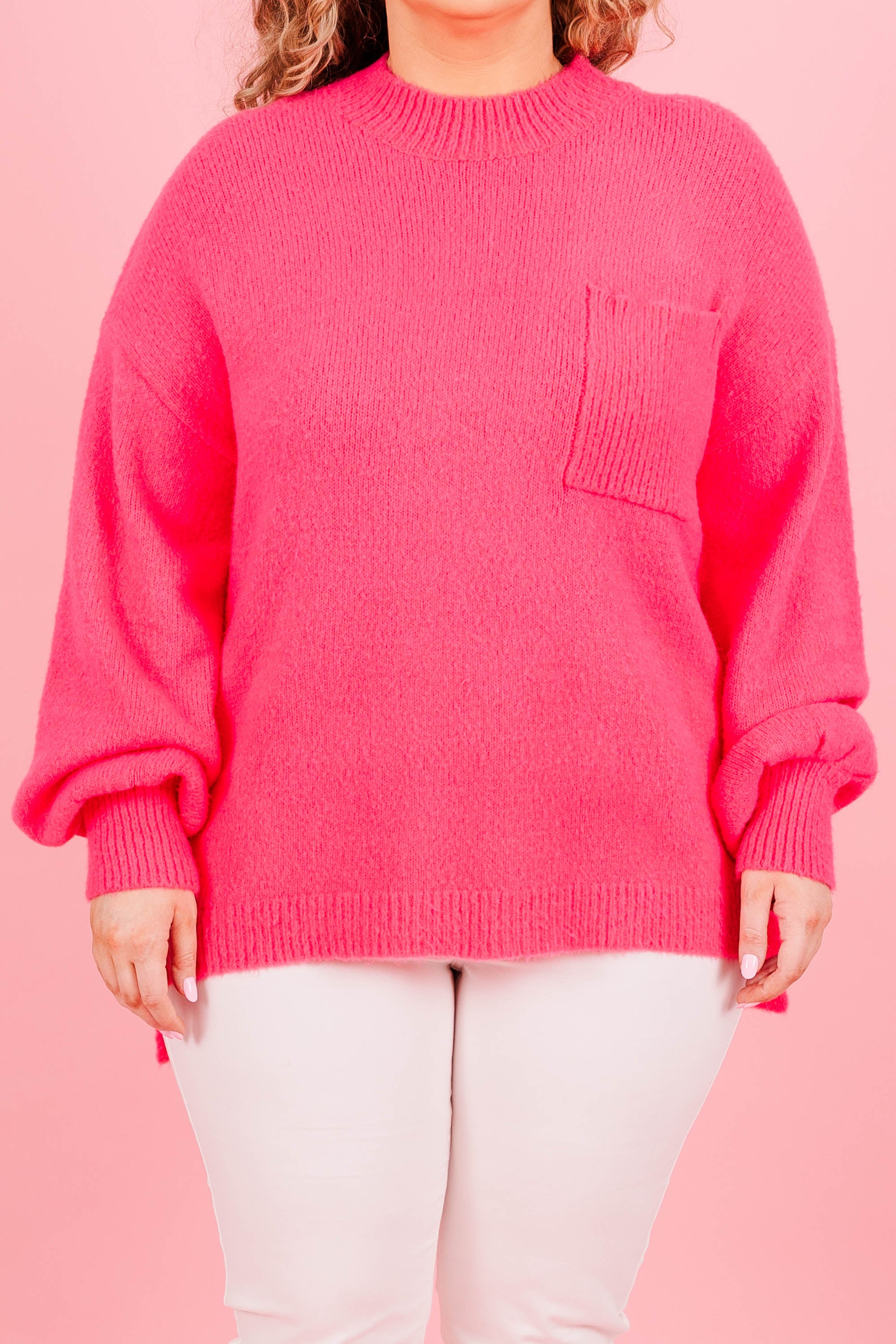 Reliable Love Sweater, Carnation