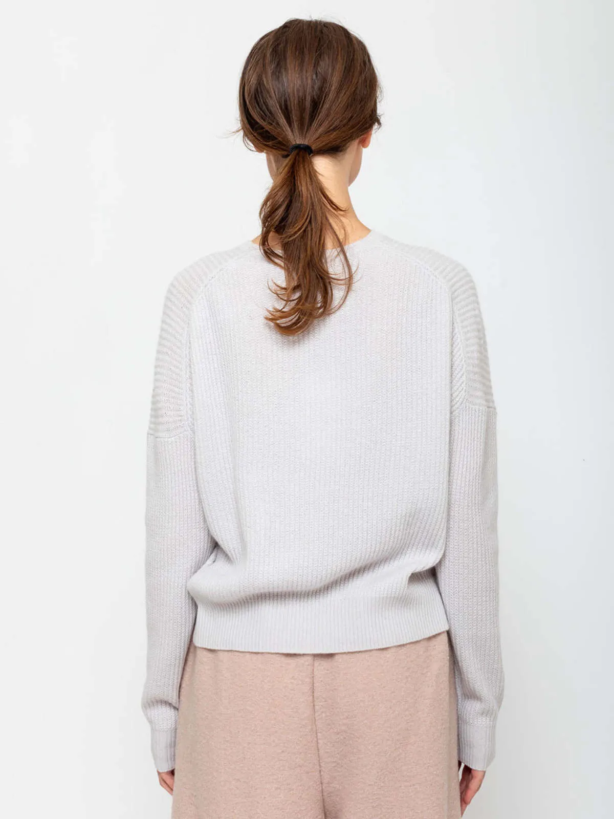 Round Neck Sweater - Moonlight